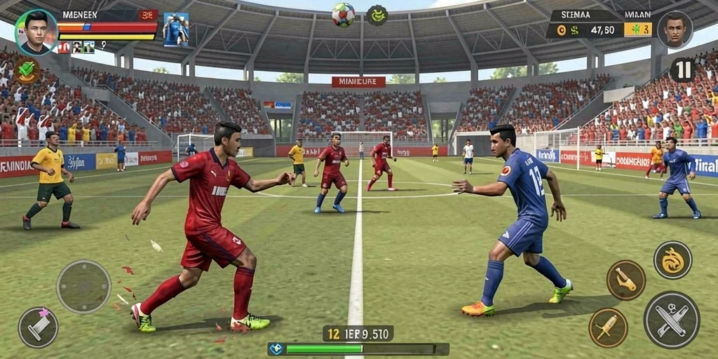 Screenshot momen seru saat menyelesaikan level di AFAF.