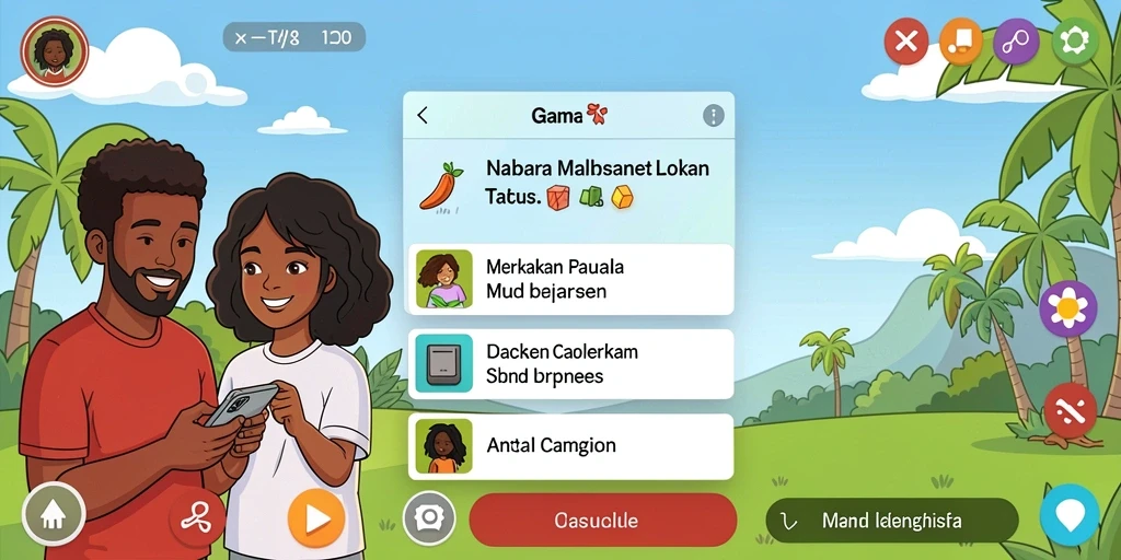 Fitur komunitas yang mendukung interaksi pemain.
