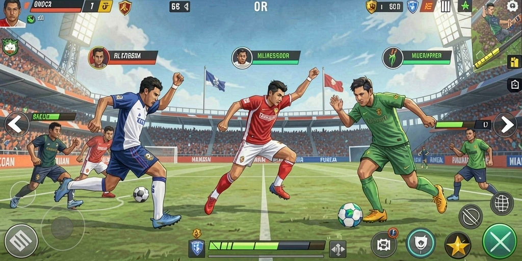 Gambar level baru yang penuh warna dan tantangan menarik.