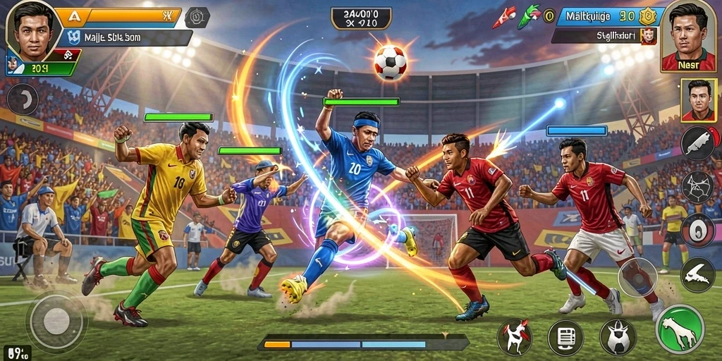 Berbagai senjata dan item menarik untuk digunakan.