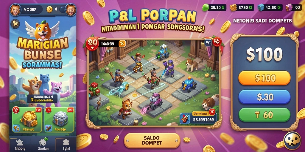 Tangkapan layar pertempuran yang mendebarkan.