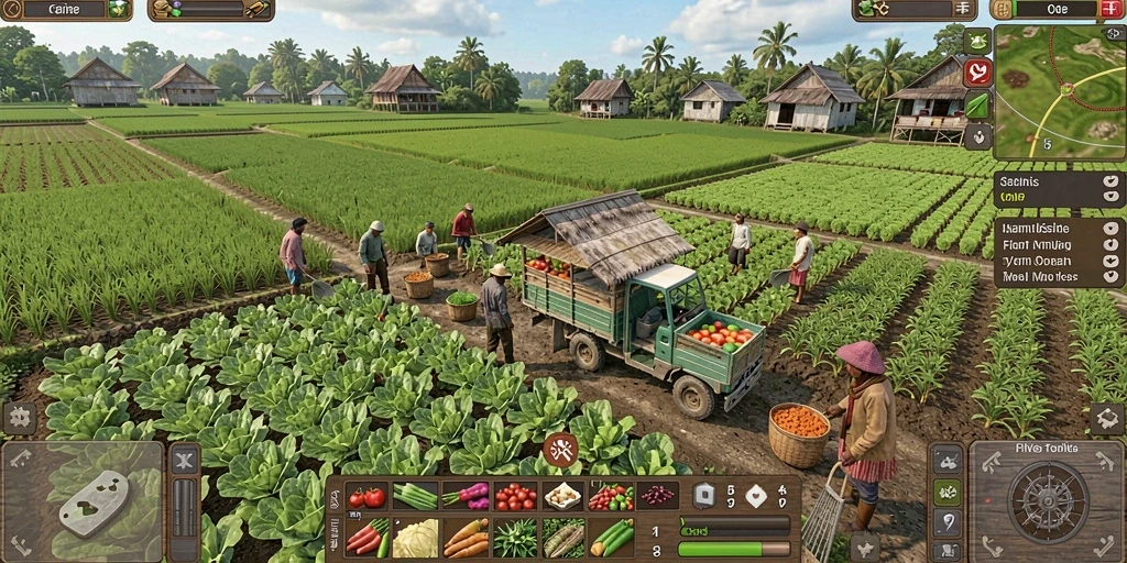 Level permainan yang menantang dan beragam.